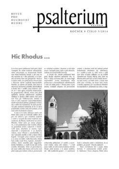 Psalterium 2014/5
