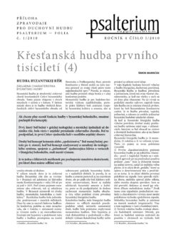 Psalterium 2010 – příloha i