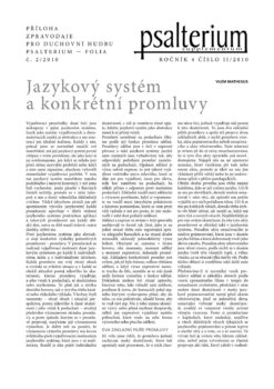 Psalterium 2010 – příloha ii