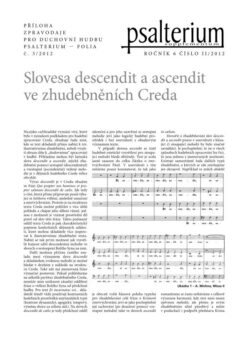 Psalterium 2012 – příloha ii