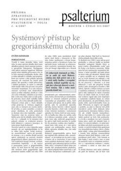 Psalterium 2007 – příloha iii