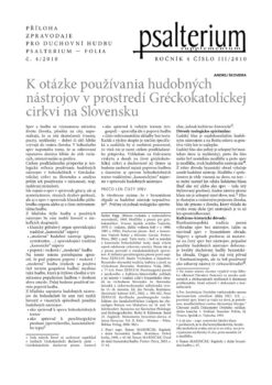 Psalterium 2010 – příloha iii