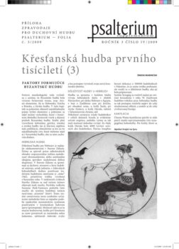 Psalterium 2009 – příloha iv