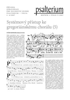 Psalterium 2007 – příloha v