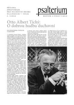 Psalterium 2010 – příloha v