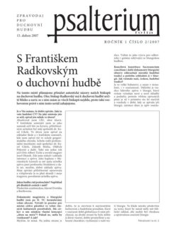 Psalterium 2007/2